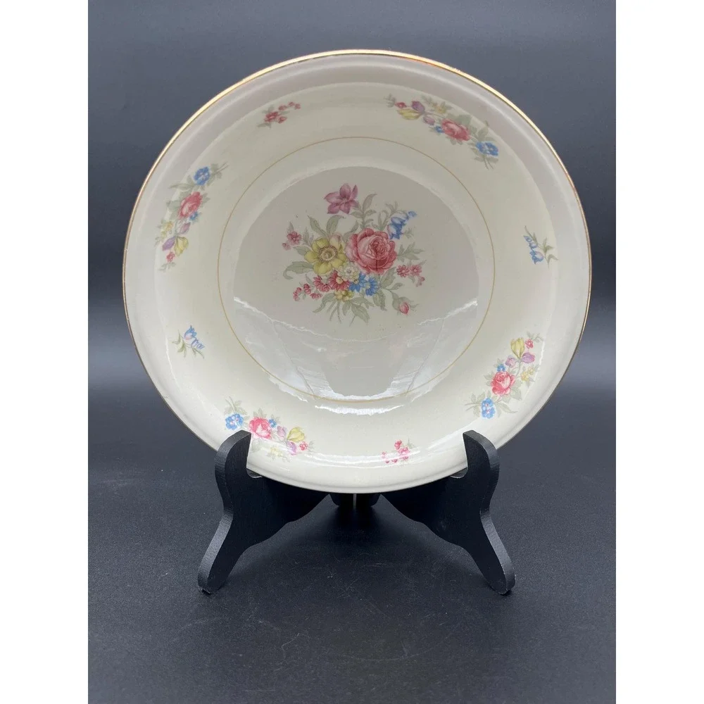 Serving Bowl Dresden Homer Laughlin Eggshell Nautilus